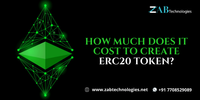 how much does it cost to create erc20 token