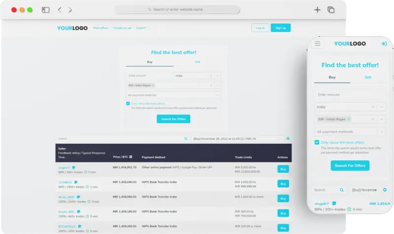 Localbitcoins Clone Script